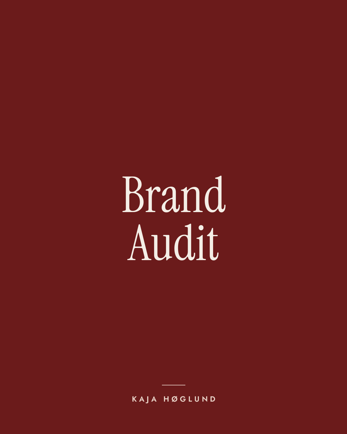 Brand Audit